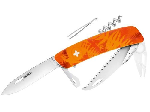 SWIZA Schweizer Taschenmesser TT05 TICK TOOL Filix Farn Orange