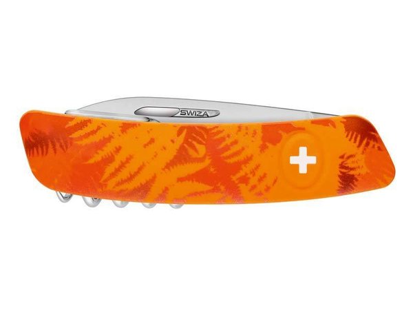 SWIZA Schweizer Taschenmesser TT03 TICK TOOL Filix Farn Orange
